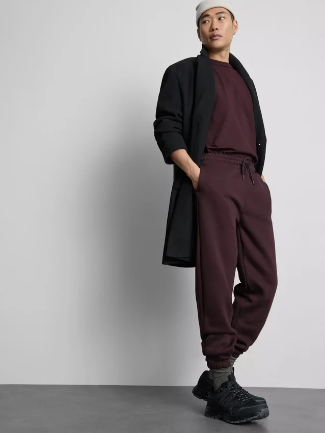 Pantalones de chándal con cordón y dobladillo Essential