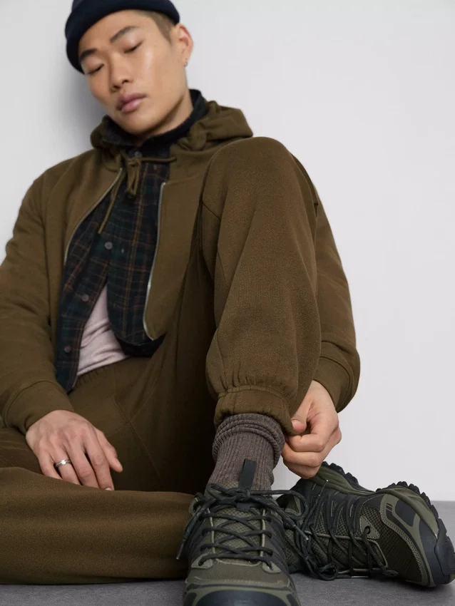 Pantalones de chándal con cordón y dobladillo Essential