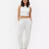 Pantalones de chándal con cordón y puños en las perneras