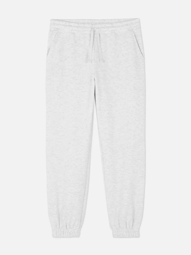 Pantalones de chándal con cordón y puños en las perneras