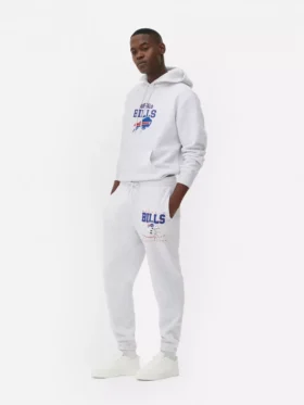 Pantalones de chándal con dobladillo de los Buffalo Bills de la NFL