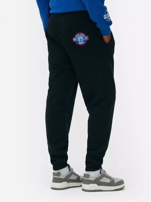 Pantalones de chándal con dobladillo de los New York Giants de la NFL