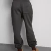 Pantalones de chándal con puños estampados de mezcla de algodón