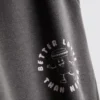 Pantalones de chándal con puños estampados de mezcla de algodón