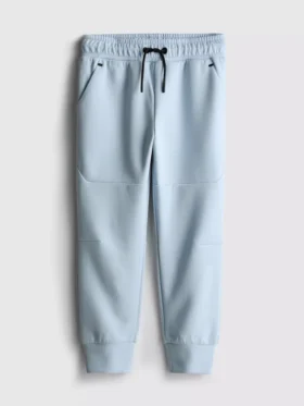 Pantalones de chándal con puños y ribete