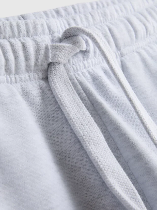 Pantalones de chándal de mezcla de algodón de pierna ancha