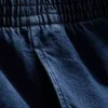 Pantalones de chándal de mezclilla de algodón de pierna ancha