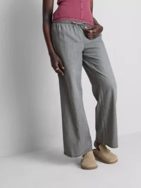 Pantalones de chándal de mezclilla de pierna recta