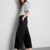 Pantalones de chándal de mezclilla de pierna recta