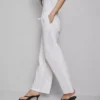 Pantalones de chándal de mezclilla de pierna recta