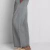 Pantalones de chándal de mezclilla de pierna recta