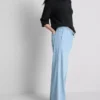 Pantalones de chándal de mezclilla de pierna recta