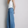 Pantalones de chándal de mezclilla de pierna recta