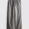 Pantalones de chándal de mezclilla de pierna recta