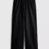 Pantalones de chándal de mezclilla de pierna recta