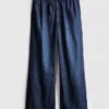 Pantalones de chándal de mezclilla de pierna recta