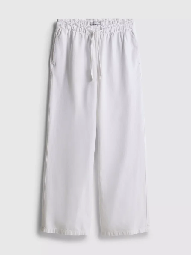 Pantalones de chándal de mezclilla de pierna recta