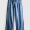 Pantalones de chándal de mezclilla de pierna recta