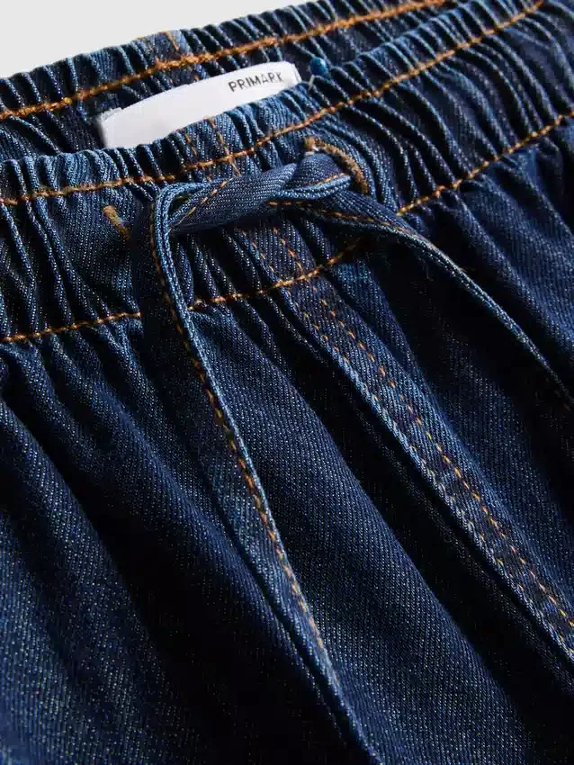 Pantalones de chándal de mezclilla de pierna recta
