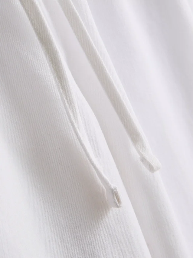 Pantalones de chándal de mezclilla de pierna recta