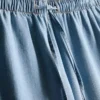 Pantalones de chándal de mezclilla de pierna recta