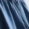 Pantalones de chándal de mezclilla de pierna recta