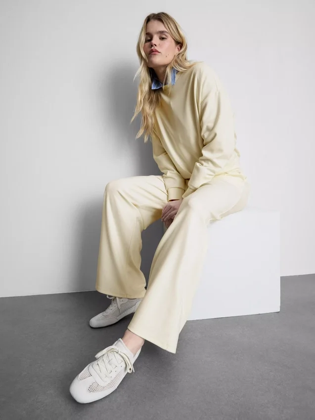 Pantalones de chándal de pierna ancha