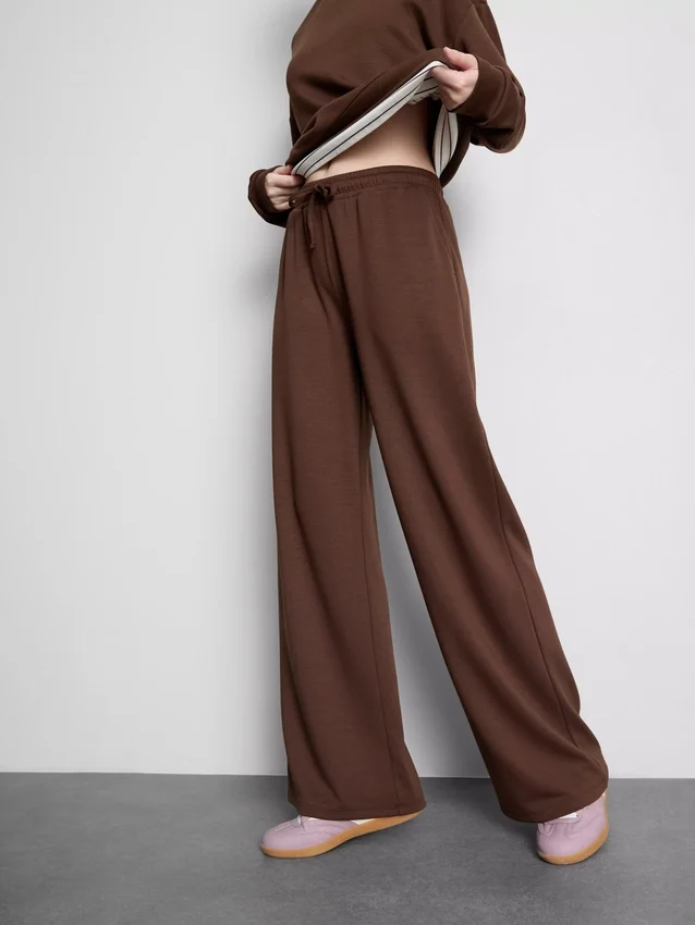 Pantalones de chándal de pierna ancha