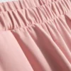 Pantalones de chándal de pierna ancha de mezcla de algodón