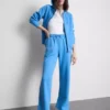 Pantalones de chándal de pierna recta de mezcla de algodón