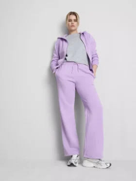 Pantalones de chándal de pierna recta de mezcla de algodón