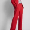 Pantalones de chándal de pierna recta de mezcla de algodón