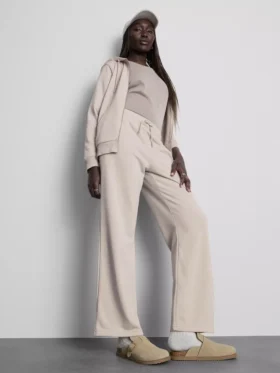 Pantalones de chándal de pierna recta de mezcla de algodón