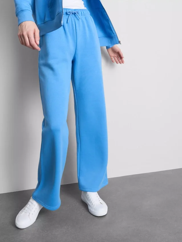 Pantalones de chándal de pierna recta de mezcla de algodón