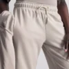 Pantalones de chándal de pierna recta de mezcla de algodón