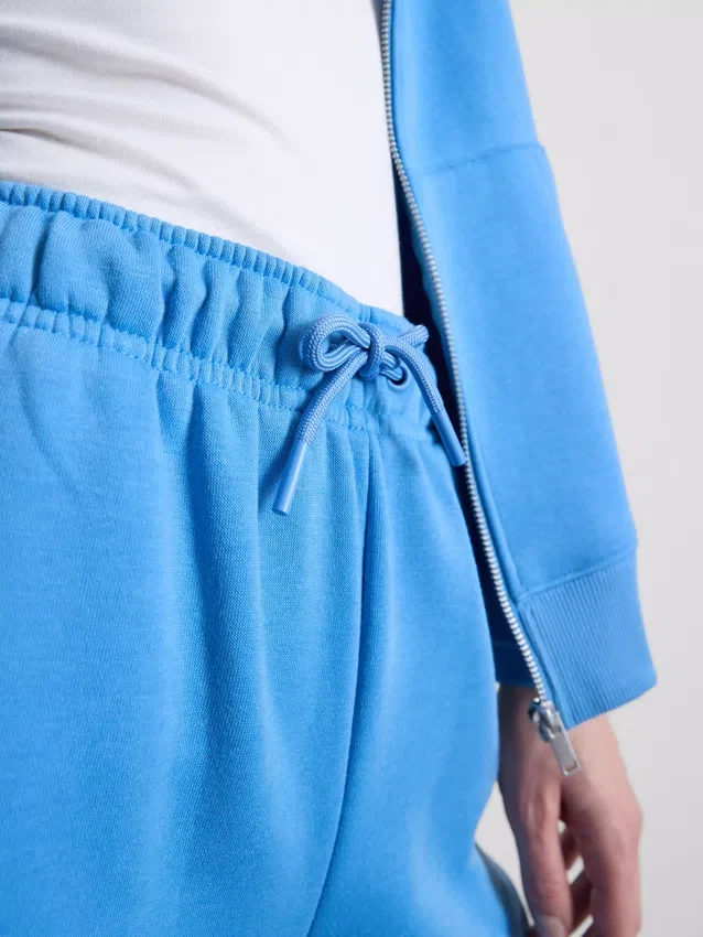 Pantalones de chándal de pierna recta de mezcla de algodón