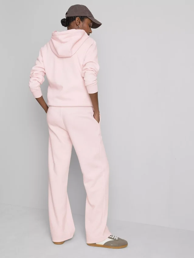 Pantalones de chándal de pierna recta de mezcla de algodón