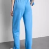 Pantalones de chándal de pierna recta de mezcla de algodón