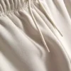 Pantalones de chándal de pierna recta de mezcla de algodón