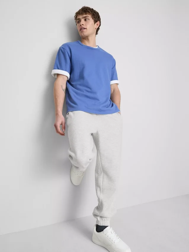 Pantalones de chándal elásticos con cintura elástica y puños