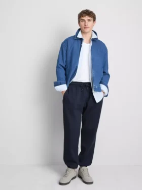 Pantalones de chándal elásticos con cintura elástica y puños