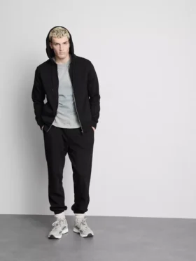 Pantalones de chándal elásticos con cintura elástica y puños