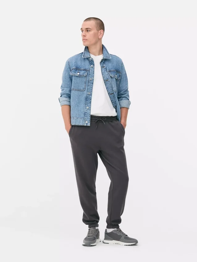 Pantalones de chándal elásticos con cintura elástica y puños