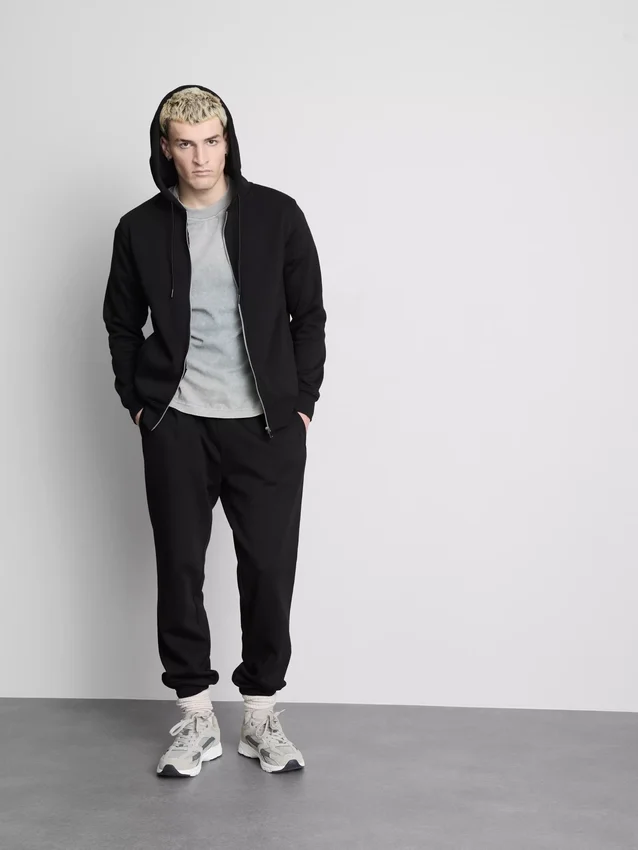 Pantalones de chándal elásticos con cintura elástica y puños