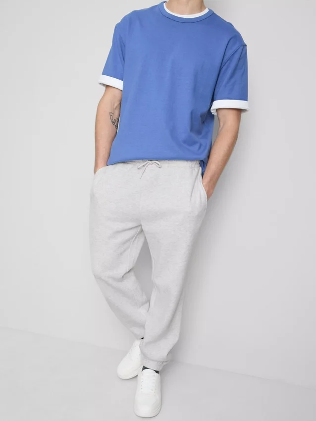 Pantalones de chándal elásticos con cintura elástica y puños