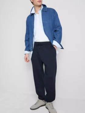 Pantalones de chándal elásticos con cintura elástica y puños