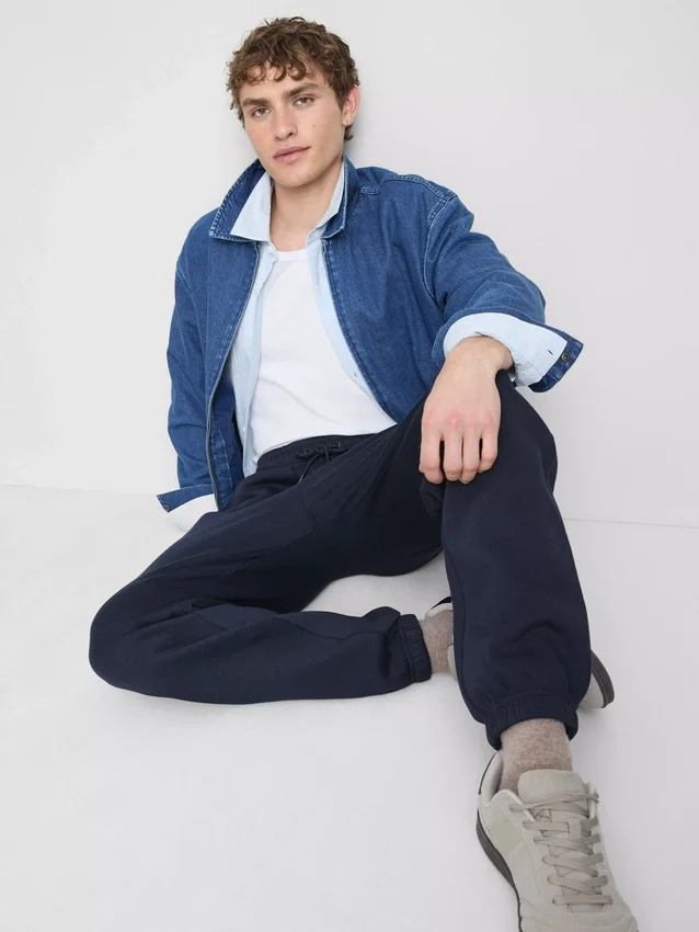 Pantalones de chándal elásticos con cintura elástica y puños
