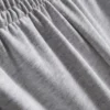 Pantalones de chándal plisados de pierna ancha con alto contenido de algodón