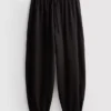Pantalones de chándal tipo harén con alto contenido de algodón