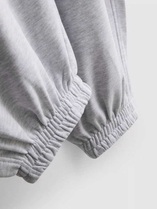 Pantalones de chándal tipo harén con alto contenido de algodón